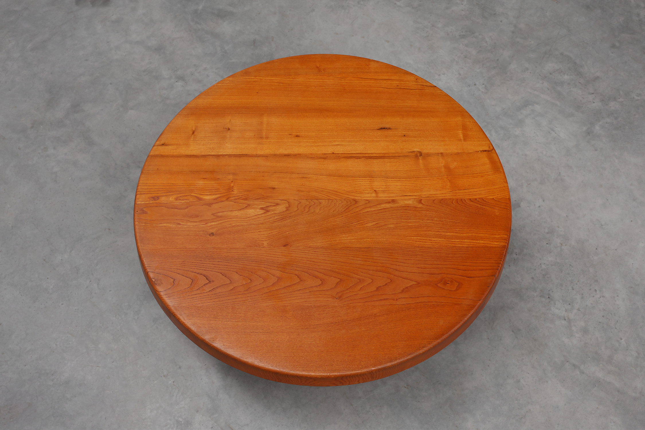 Pierre Chapo, Coffee Table Model T02M in Solid Elm, France 1976thumbnail